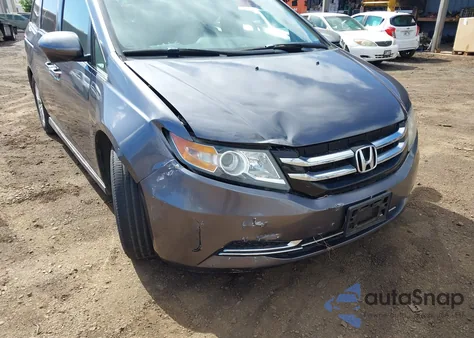 2015 Honda Odyssey Ex-L из США, поврежденный, VIN 5FNRL5H68FB037568